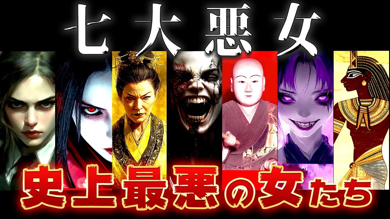 【ゆっくり解説】全男が恐怖した世界の七大悪女がヤバすぎる……