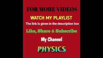 PHYSICS IMPORTANT PROBLEMS WITH SOLUTIONS ||CSIR NET/GATE/SLET/JEST/IIT JAM.