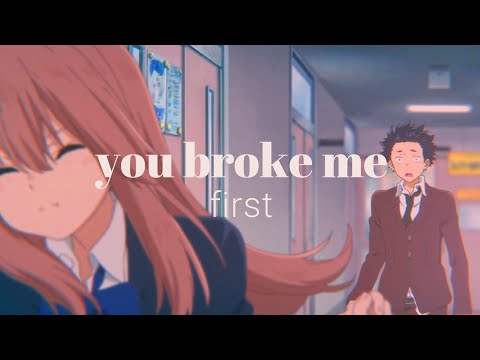「AMV」you broke me first (Romance Anime Mix)