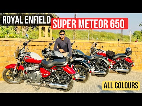 Royal Enfield Super Meteor 650 All Colours - Black, Red, Blue, Silver, Navy Blue, Dual Tone