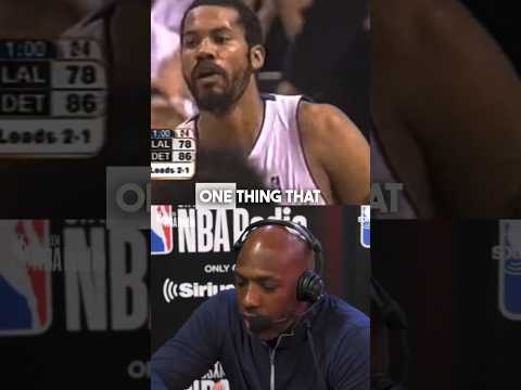 Chauncey Billups On Rasheed Wallace Nba Detroitpistons