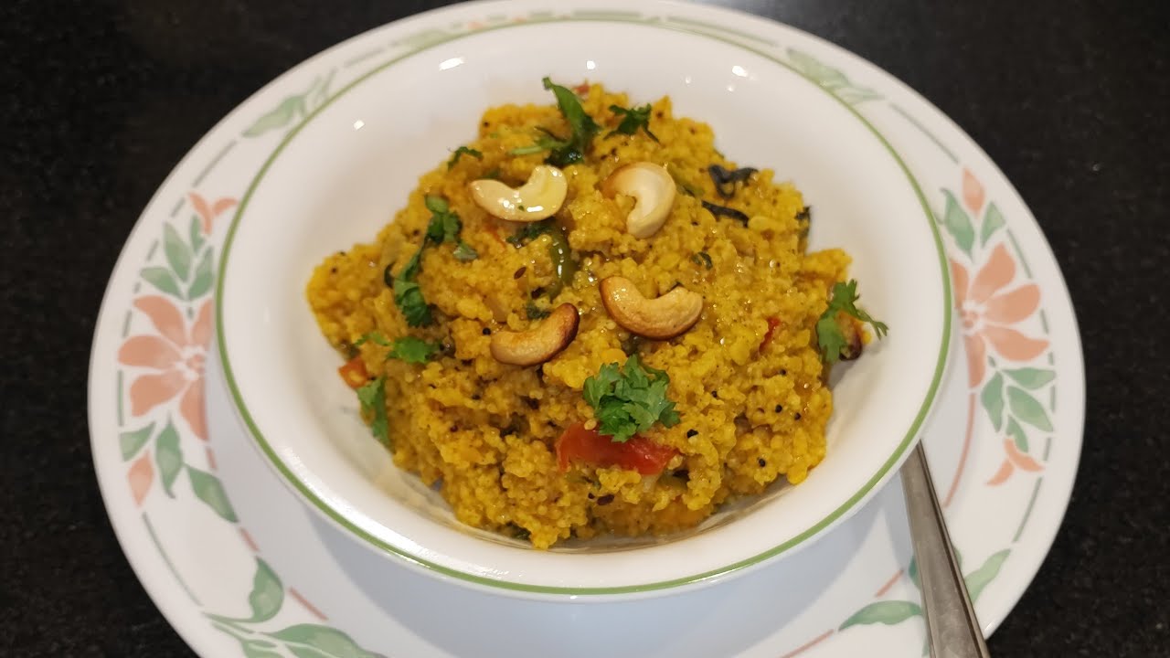 Millets udalu khara pongal khichdi ಊದಲು ಖಾರ ಪೊಂಗಲ್ best for