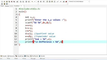 10. Write a C program to demonstrate Arithmetic operators |  practical example 1