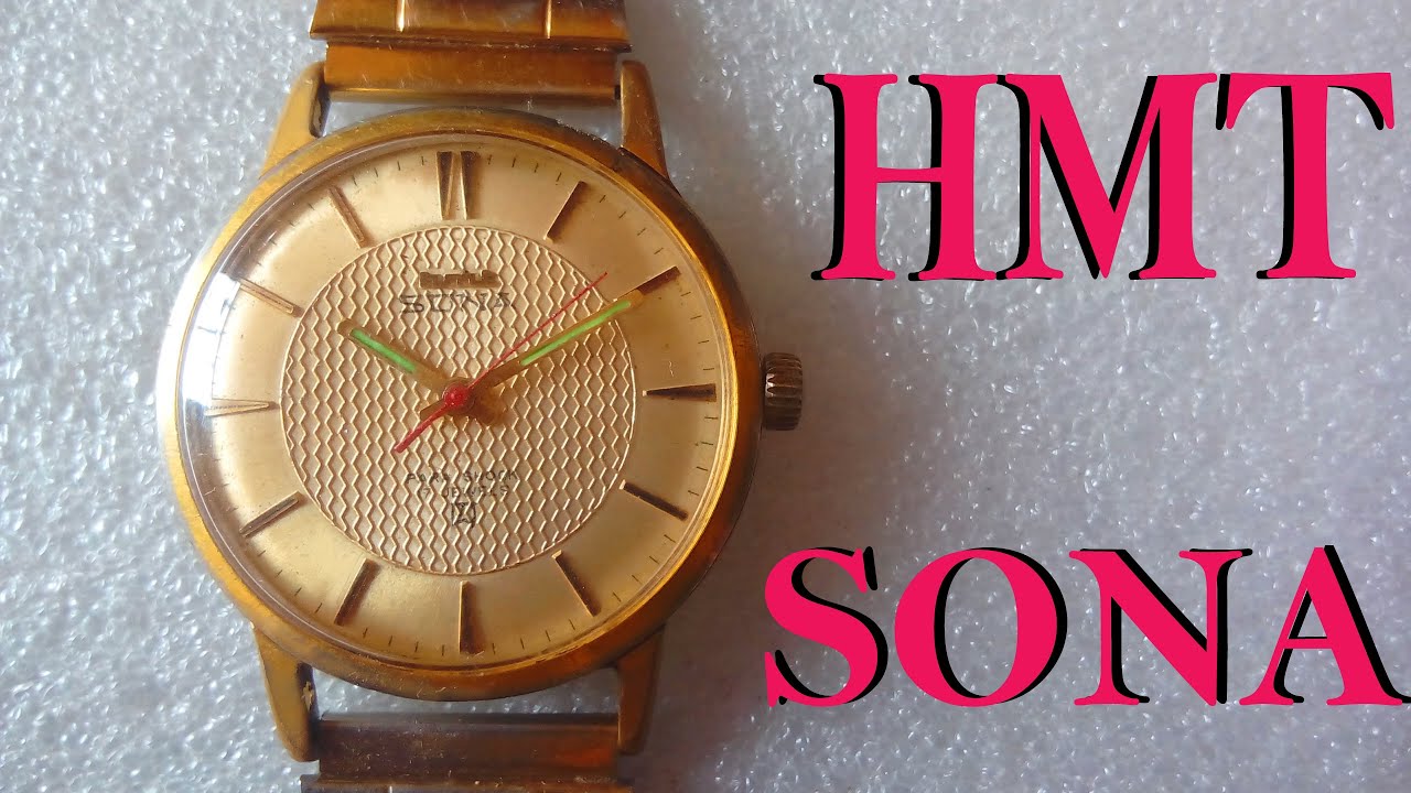 HMT sona Gold plated Watch YouTube