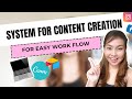 Easy Work Flow for Social Media Content Creation | For Newbie Social Media Managers