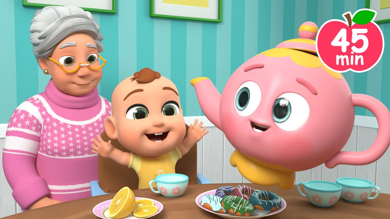 I'm Little Teapot Song + MORE Newborn Baby Nursery Rhymes & Kids Songs