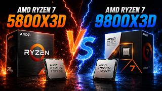 AMD Ryzen 7 9850X3D vs 5800X3D CPU comparison - The Real Differences
