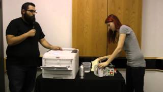 OKI C831-TS LED Printer -- Aluminum Bottle Heat Transfers