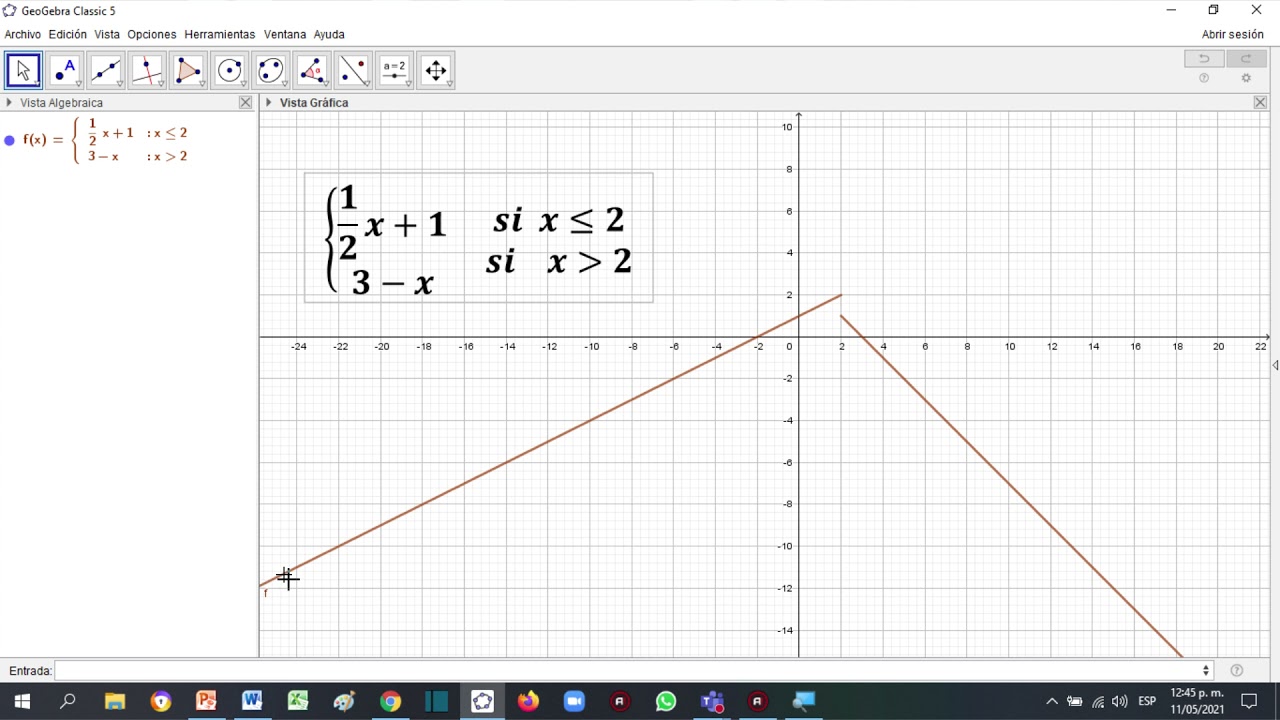 Funciones Discontinuas con GeoGebra - YouTube