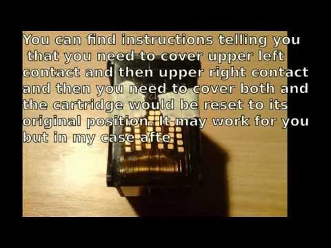 Working Solution to Reset Ink Level after Cartridge Refilling