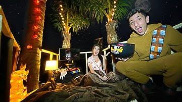 We Stayed OVERNIGHT in a Scary TREEHOUSE w/ my Ex-Girlfriend...