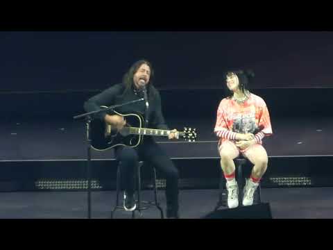 Billie Eilish (w/ Dave Grohl) - My Hero (KIA Forum Los Angeles CA 12/15/2022)