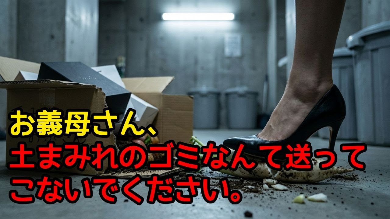 お義母さん、土まみれのゴミなんて送ってこないでください。