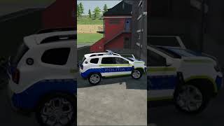Police car Dacia duster Transport of Color FS22  #fs22 #farmingsimulator #policecar #police #colors screenshot 2