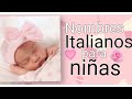 Nombres Italianos bonitos para niñas 🌸👶