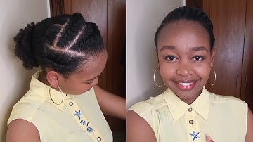 Styling Medium Short 4C Natural Hair: My Go-To Methods Elegant Simple No Gel