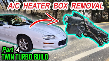 A/C Heater Box Removal F Body  97-02 Camaro / Firebird 4th gen