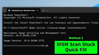 DISM Scan Stuck – Quick Fix (Method 2) or Cancel the DISM Scan