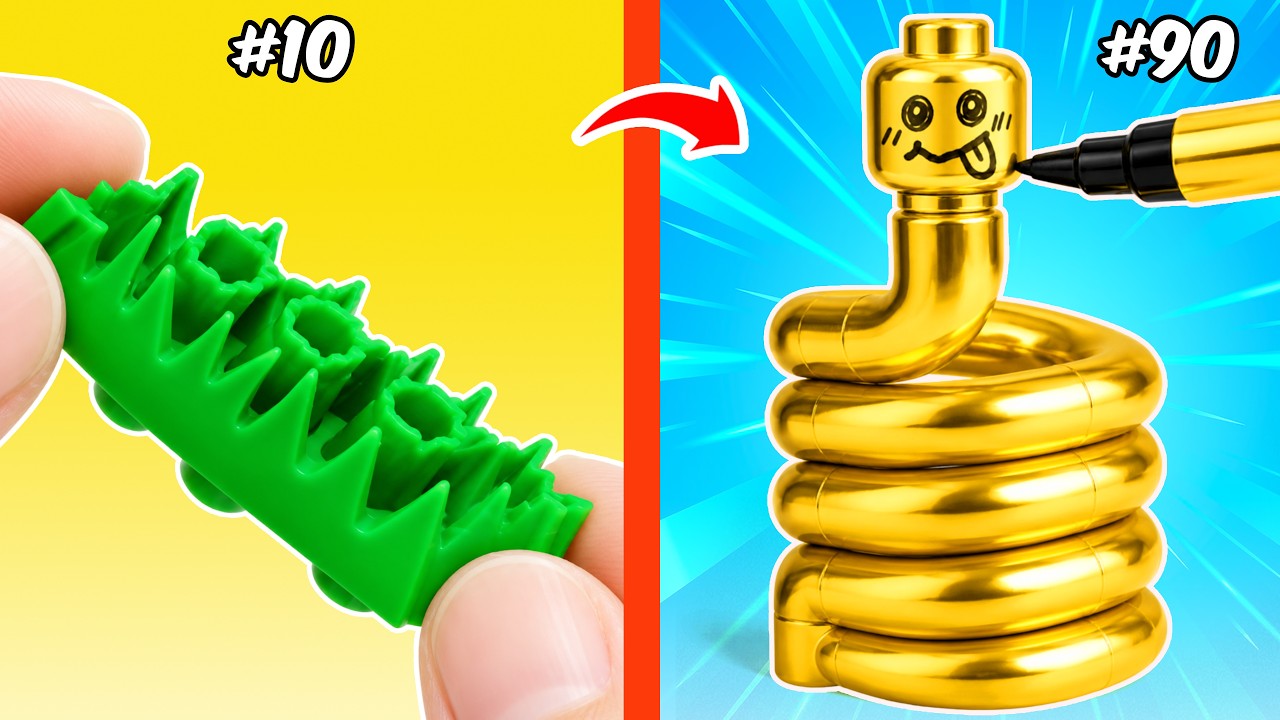 101 Super Fun LEGO Hacks for Minifigures! | BEAR Bricks JP - YouTube