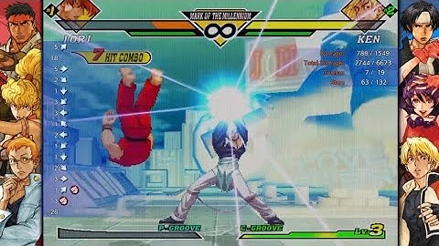 CAPCOM FIGHTING COLLECTION 2 Iori P groove combo