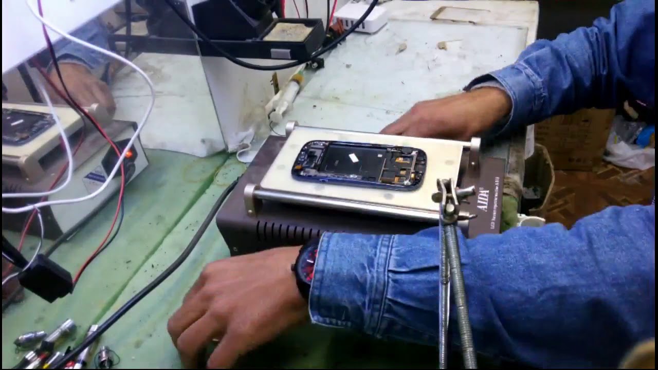 samsung s3 замена стекла - YouTube