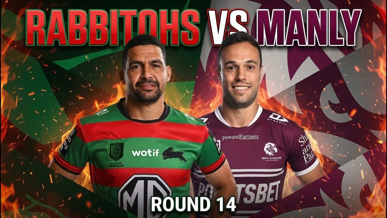 THURSDAY NIGHT FOOTY! - NRL 2026 ROUND 14 - MANLY vs RABBITOHS! - RUGBY ...