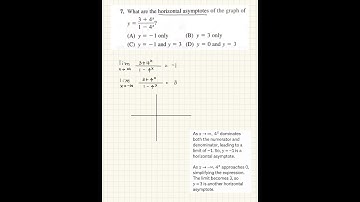 Limit Problem Follow-up – Use Limits to Find Horizontal Asymptotes