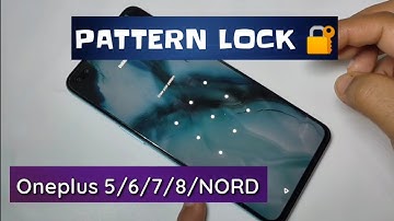 OnePlus 5/6/7/8/NORD | How To Set Pattern Lock In Any OnePlus Device