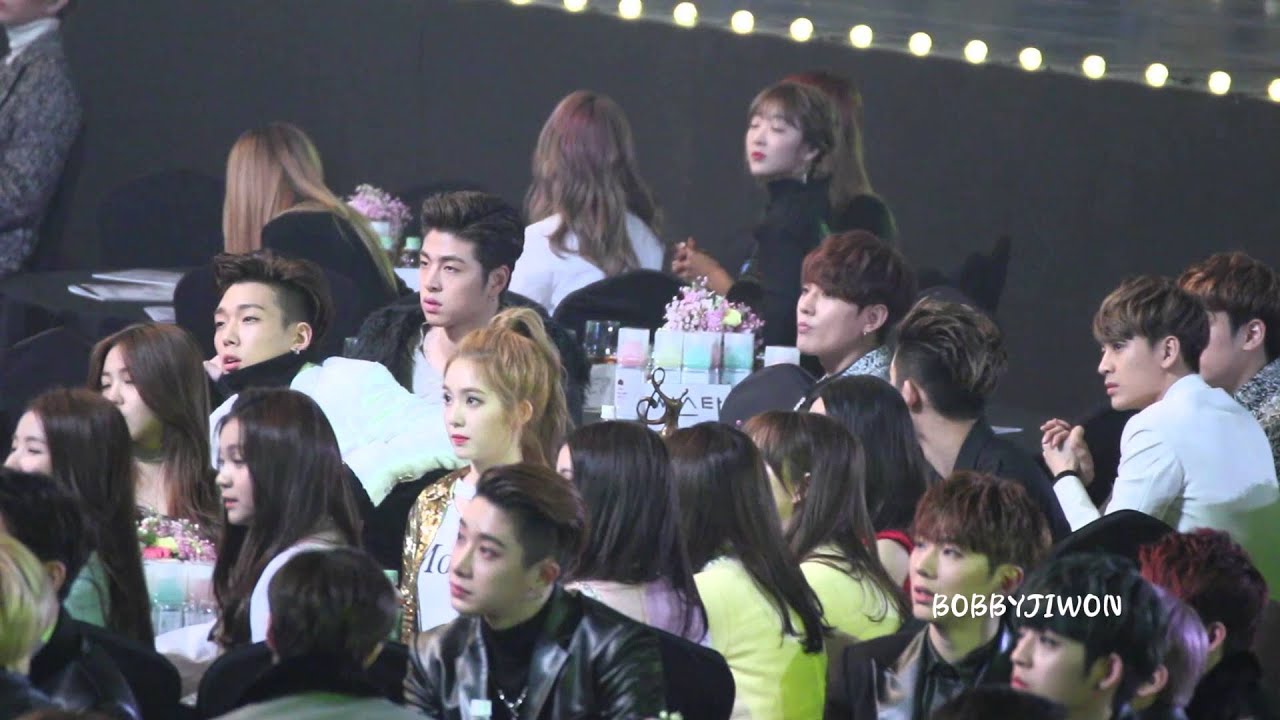 160114 서울가요대상 (Seoul Music Awards) BOBBY Focus Reaction