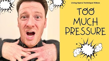 Too much AIR PRESSURE when you sing? Norm tells you what to do! Plus exercises!