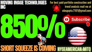 MOVING IMAGE TECHNOLOGIES INC | SHORT SQUEEZE IS COMING | MITQ STOCK | MOVING IMAGE STOCK