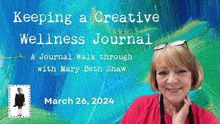 The February Wellness Journal Pages with Mary Beth Shaw