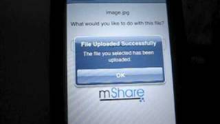 Mshare For The Iphone - Short Demo
