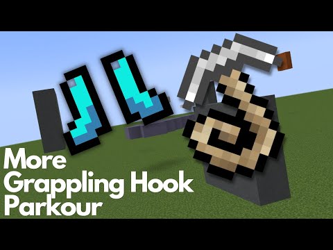 More Minecraft Grappling Hook Parkour