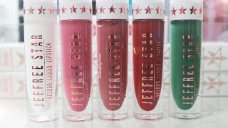 Jeffree Star Holiday Liquid Lipstick Swatches | PART 3