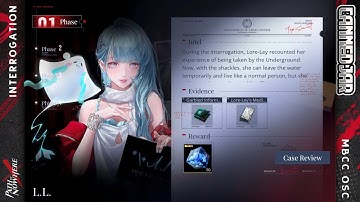 Lore-Ley (L.L.) | Sinner Interrogation | Path to Nowhere (PTN)