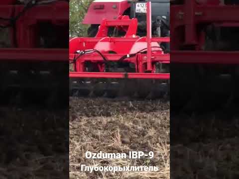 Глубокорыхлитель чизельный плуг ozduman IBP 3м с защитным срезным болтом, видео 1