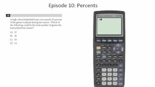 Episode 10: Percents, New PSAT Math (Calculator)