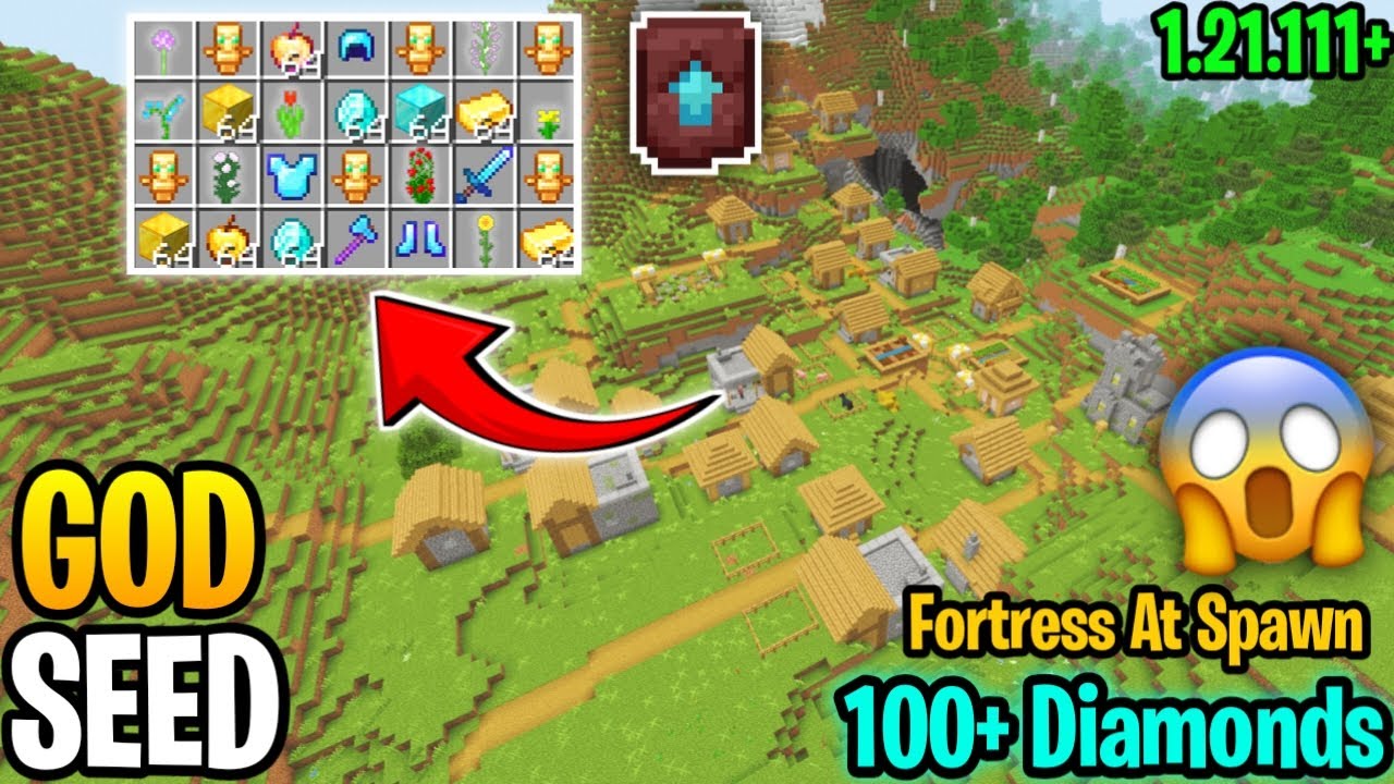 😱🔥 Ultimate [God Seed] For Minecraft |  100+ Diamonds at Spawn at Spawn Seed | 
