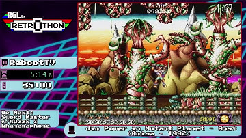 Retrothon [217] - Jim Power in Mutant Planet (Amiga - 1992) by RebootTV