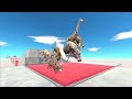 Animal speed race. Large jump obstacle course! | Animal Revolt Battle Simulator