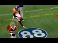 Justin simmons tribute to demaryius thomas after interception 