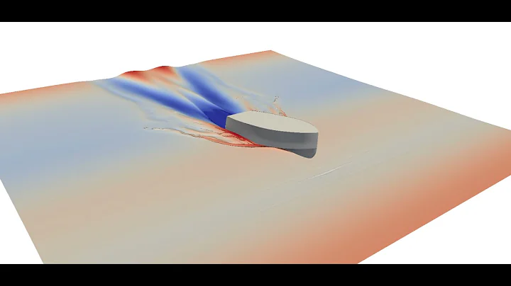 OpenFOAM - Planing Hull in Irregular Sea State