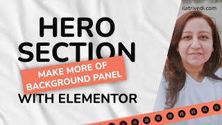 How To Create Various Header/Hero Sections With Elementor