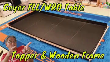 The Geyer FLL Or WRO Table Topper Wooden Frame