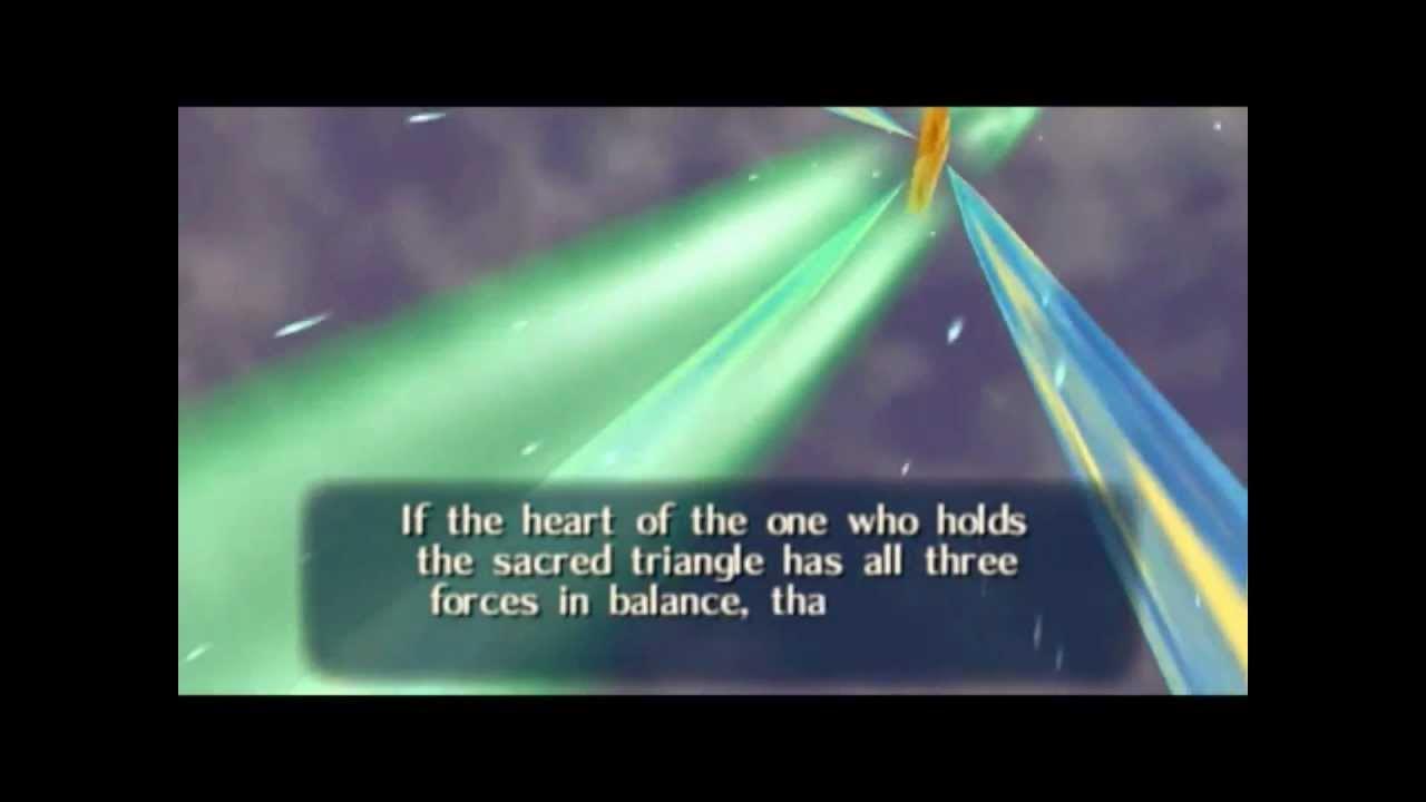 Zelda Ocarina of Time The Legend of Triforce Cutscene YouTube