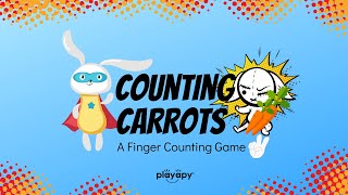 COUNTING CARROTS | Finger Exercise Game for Kids | Finger Counting | Preschool Fine Motor Activity