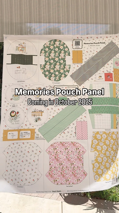 Memories Pouch Panel | Minki Kim Fabric