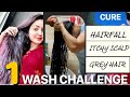 MAGICAL HAIR RINSE TONIC :  Cure Hair Loss, Grey Hair, Itchy Scalp & Damaged Hair in Just 1 Wash