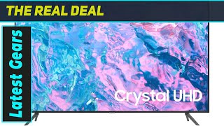 SAMSUNG 75-Inch CU7000 Crystal UHD – One of the Best 4K Smart TVs of 2023
